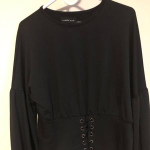 New never worn black Mustard Seed top size medium